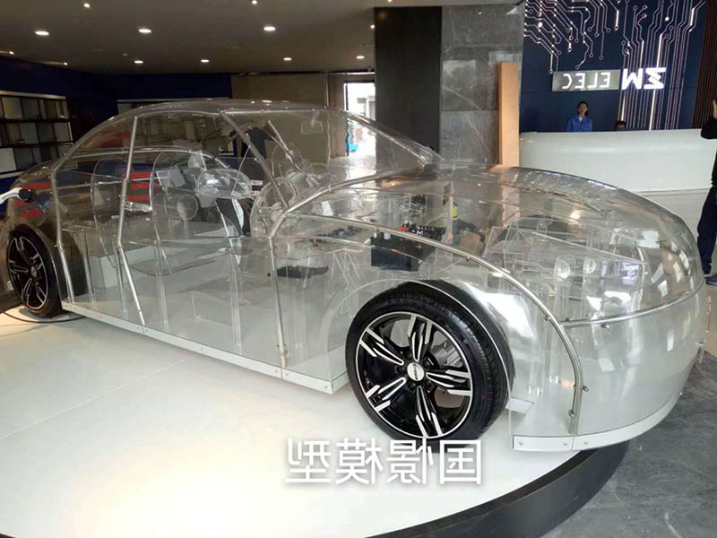 透明车模型
