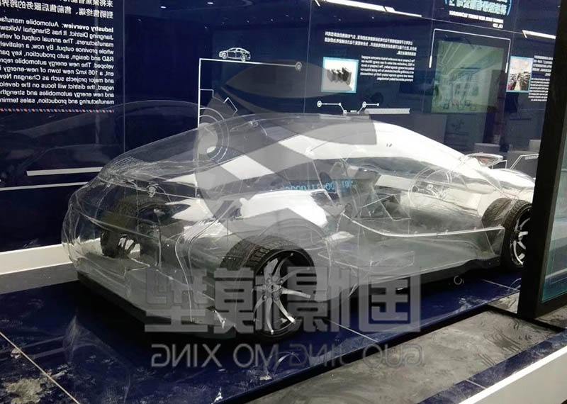 透明车模型